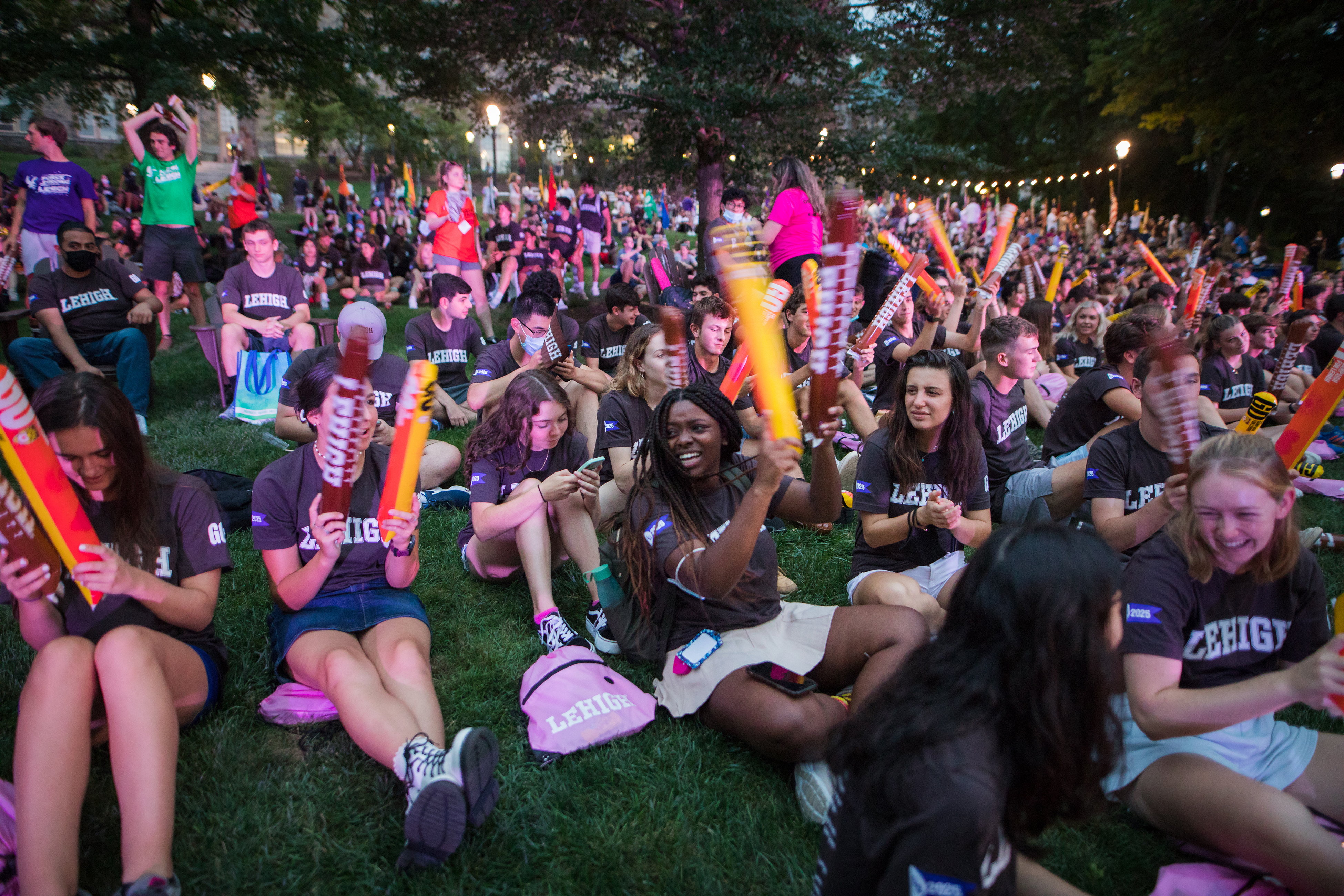 Students at Rally 2021
