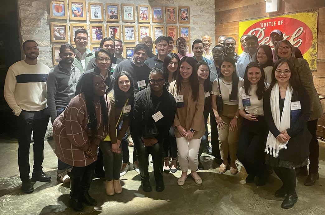 BALANCE and LAAN members hang out at an event