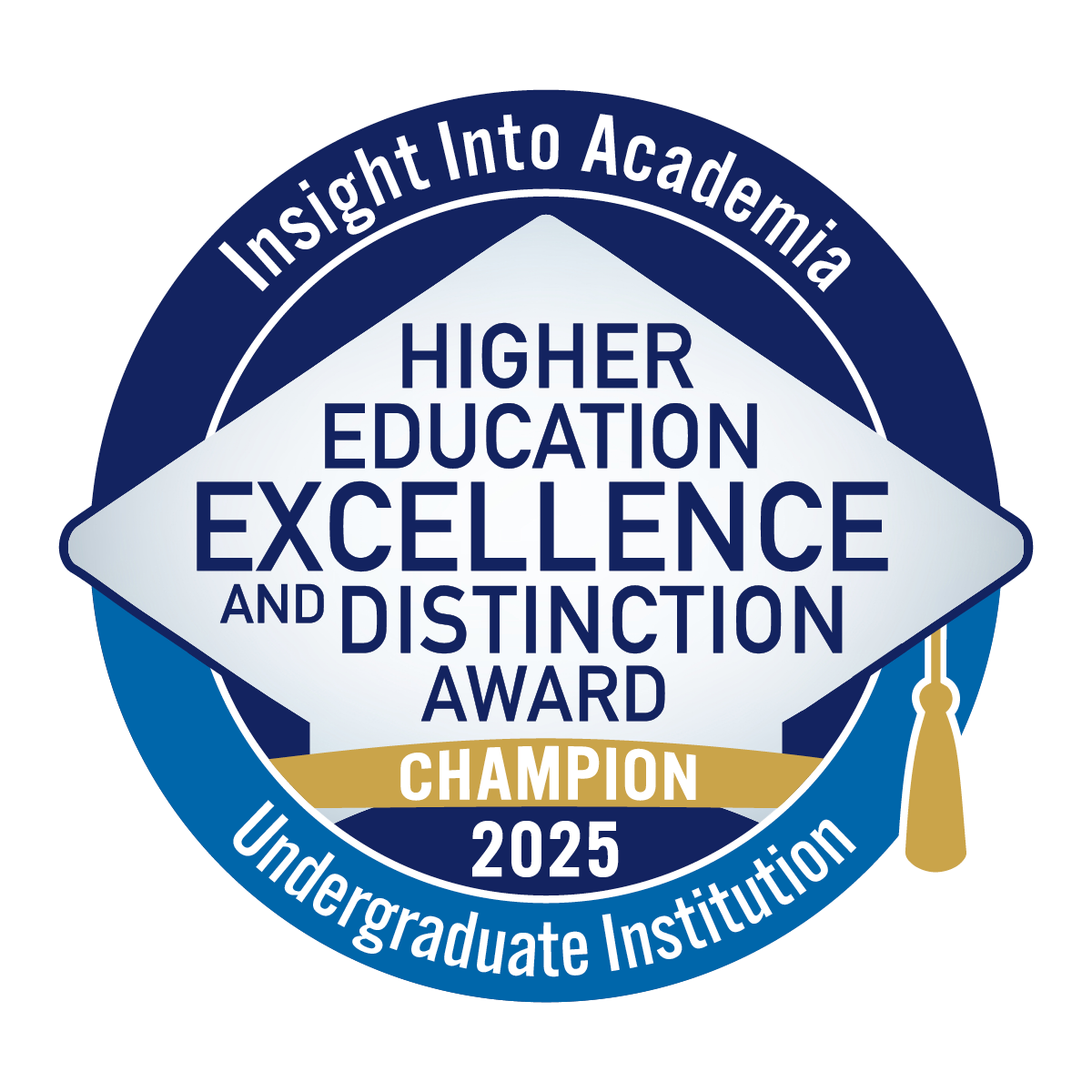 2025 Insight Into Academia HEED Champion Logo