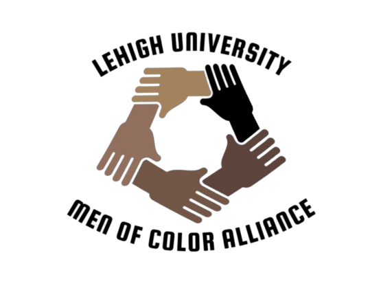 Five hands of different skin tones embrace each other in this MOCA logo