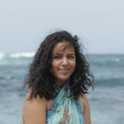 Photo of Amanda Castillo on the beach