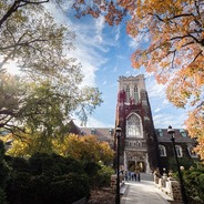 Alumni Memorial Building in Autumn