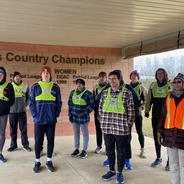 Paul Pagoda gives instructions to student and staff volunteers